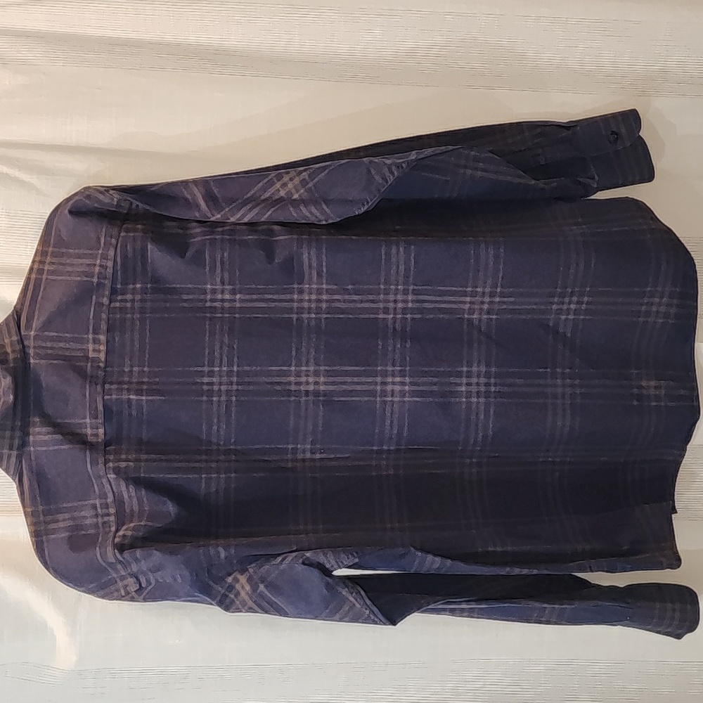 Untuckit Pendleton Blue Plaid Button-Up Shirt - image 2